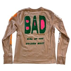 Last Heavy USA Made Long Sleeve Jersey Shirt "Bad Girl of the Golden West" M
